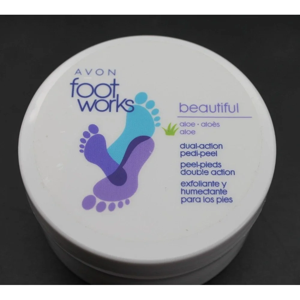 Avon Foot Works Beautiful Lavender Clay Mask & Pedi-Peel Lot 3 New Sealed